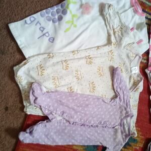 Carter's Baby size 3 months 3-6 Pajamas sleep sack onesie Multicolored